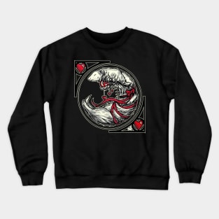 Ferret Heart Nouveau Crewneck Sweatshirt